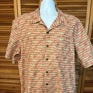 L.L. BEAN SZ XL-REG 100% COTTON SS CASUAL SHIRT